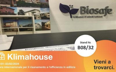 Klimahouse 2024: Biosafe vi aspetta a Bolzano